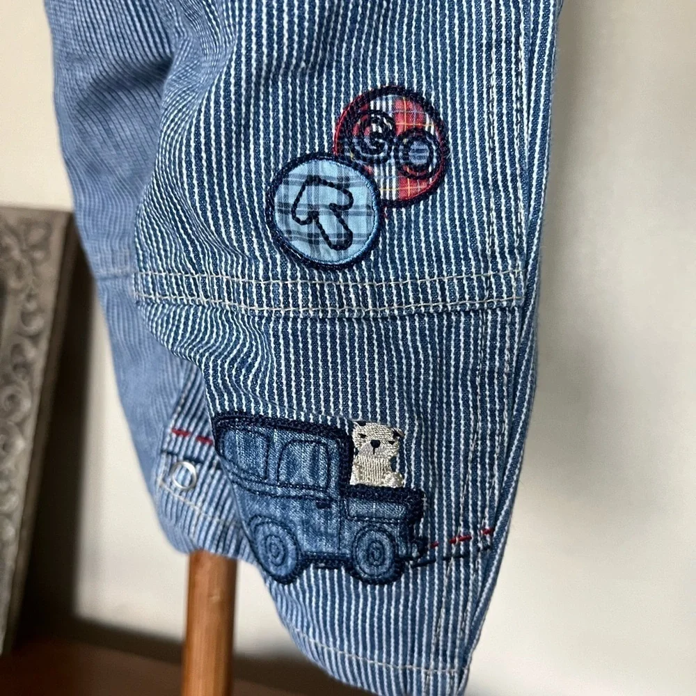 Teddy Bear Overalls 9 Months